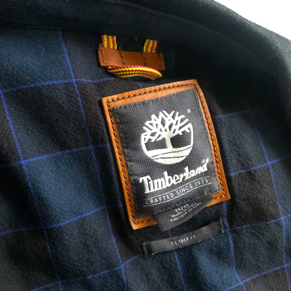 Timberland Slim Fit Denim Jacket in Black